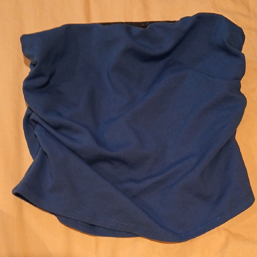 Blue Women's Crop Top